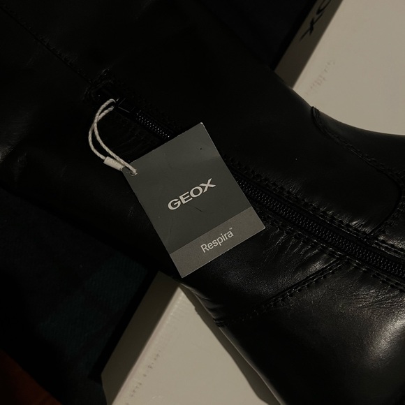 Geox Black Over the Knee Boots - Picture 7 of 7